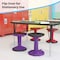 Flash Furniture Purple Kids Adjustable Active Learning Stool AY-9001S-PR-GG - alternate 9